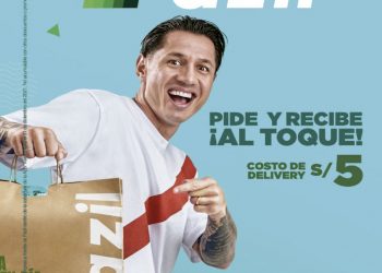 Gianluca Lapadula es la nueva imagen de la app de delivery Fazil