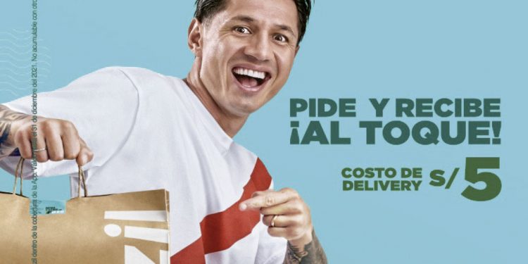 Gianluca Lapadula es la nueva imagen de la app de delivery Fazil