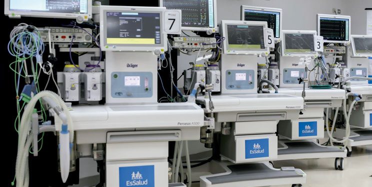 Instituto Nacional Cardiovascular de EsSalud recibe nuevos equipos de anestesia