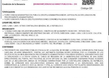 ESPAÑA RECLAMARÁ DEVOLUCIÓN DE PENSIÓN A LILY MOREY