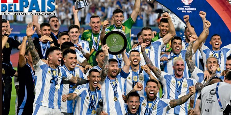 Argentina se coronó bicampeón de la Copa América al ganar 1-0 a Colombia