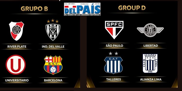 TRAS EL SORTEO, ASÍ QUEDARON LOS GRUPOS DE LA COPA LIBERTADORES 2025 CON ALIANZA, CRISTAL Y UNIVERSITARIO