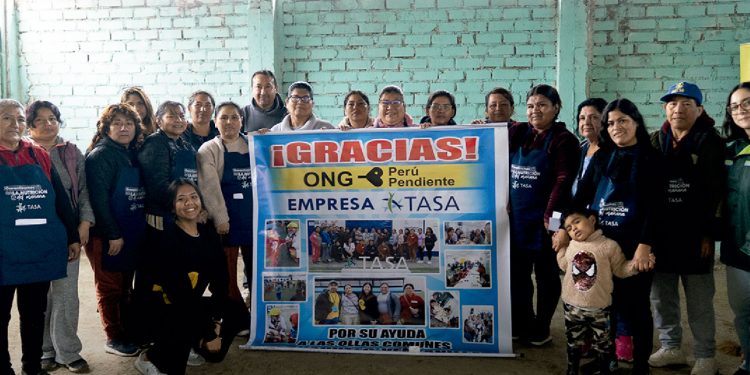 TASA EQUIPÓ 15 OLLAS COMUNES DE VENTANILLA PARA FORTALECER CONTRIBUIR CON MEJORAR LA SEGURIDAD ALIMENTARIA DE MÁS DE 1,300 PERSONAS